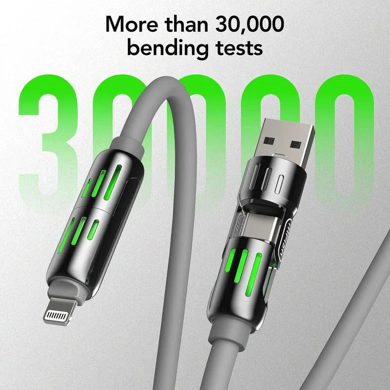 4-in-1 Multi USB Charging Cable | كيبل شحن متعدد 4 في 1