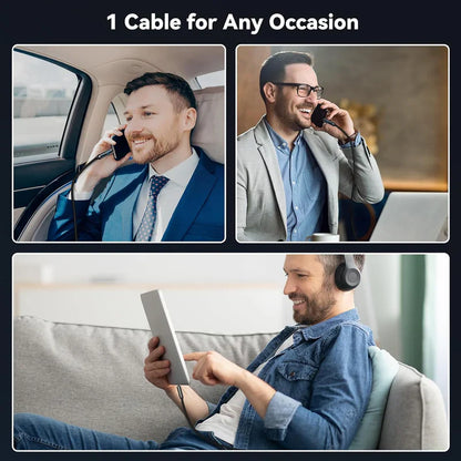 4-in-1 Multi USB Charging Cable | كيبل شحن متعدد 4 في 1
