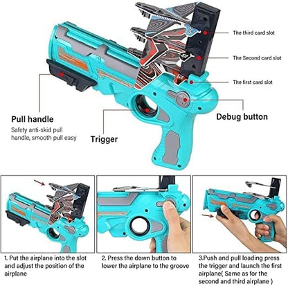 Air Batter - Cool Airplane Gun | مسدس طائرات الفوم الممتع